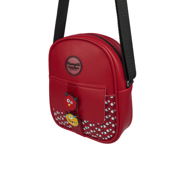 Bolsa Pampili Chocomonstros Vermelha